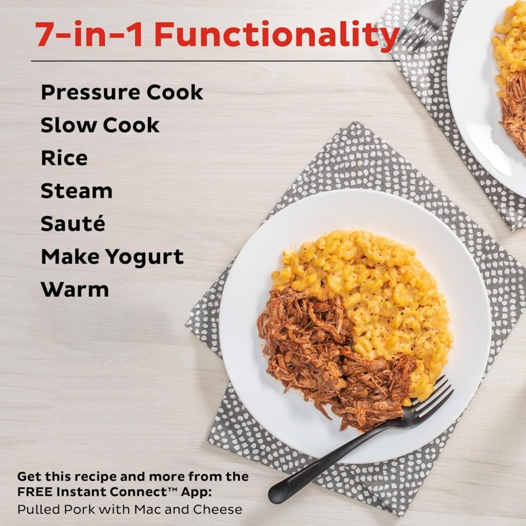 Instant Pot Duo 7-in-1 Electric Pressure Cooker, Slow Cooker, Rice Cooker, Steamer, Sauté, Yogurt Maker, Warmer Sterilizer, Includes App With Over 800 Recipes, Stainless Steel, 6 Quart Instant Pot Duo 7-in-1 Electric Pressure Cooker, Slow Cooker, Rice Cooker, Steamer, Sauté, Yogurt Maker, Warmer Sterilizer, Includes App With Over 800 Recipes, Stainless Steel, 6 Quart