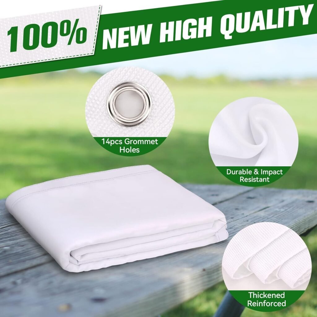 aikeec Golf Simulator Impact Screen: 7mm Thickened Golf Impact Screen for Indoor/Home/Garage Training - Ultra Clear 10ft Impact Screen with 32 pcs Grommets Holes, 5 Size Options aikeec Golf Simulator Impact Screen: 7mm Thickened Golf Impact Screen for Indoor/Home/Garage Training - Ultra Clear 10ft Impact Screen with 32 pcs Grommets Holes, 5 Size Options