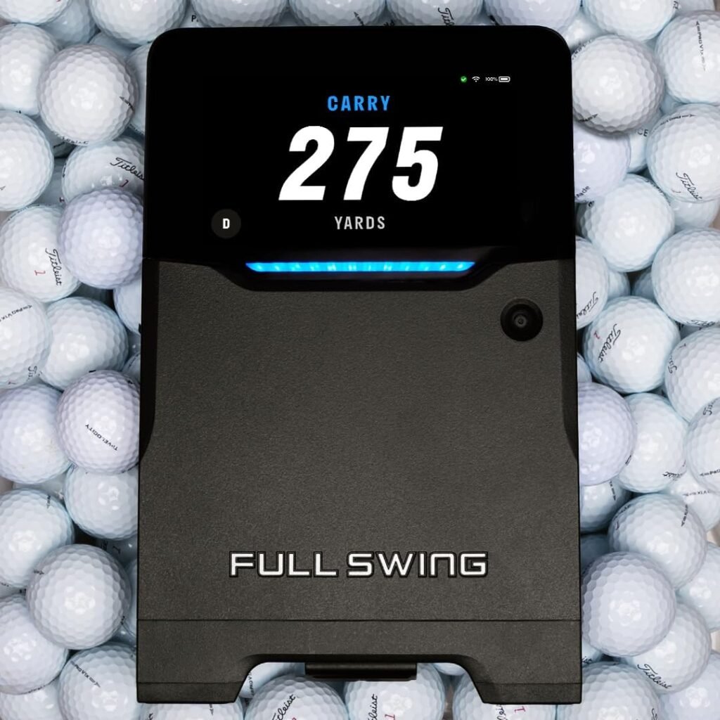 Full Swing KIT Golf Launch Monitor and Simulator GSPro Software with GPS Course Overview