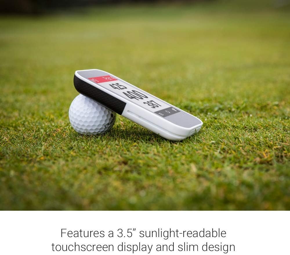 Garmin Approach G80, All-in-One Premium GPS Golf Handheld with Integrated Launch Monitor, 3.5 Touchscreen, Black/White