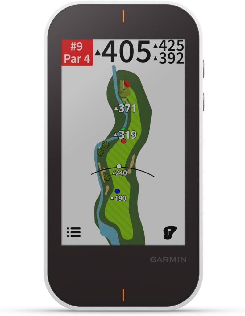 Garmin Approach G80, All-in-One Premium GPS Golf Handheld with Integrated Launch Monitor, 3.5 Touchscreen, Black/White