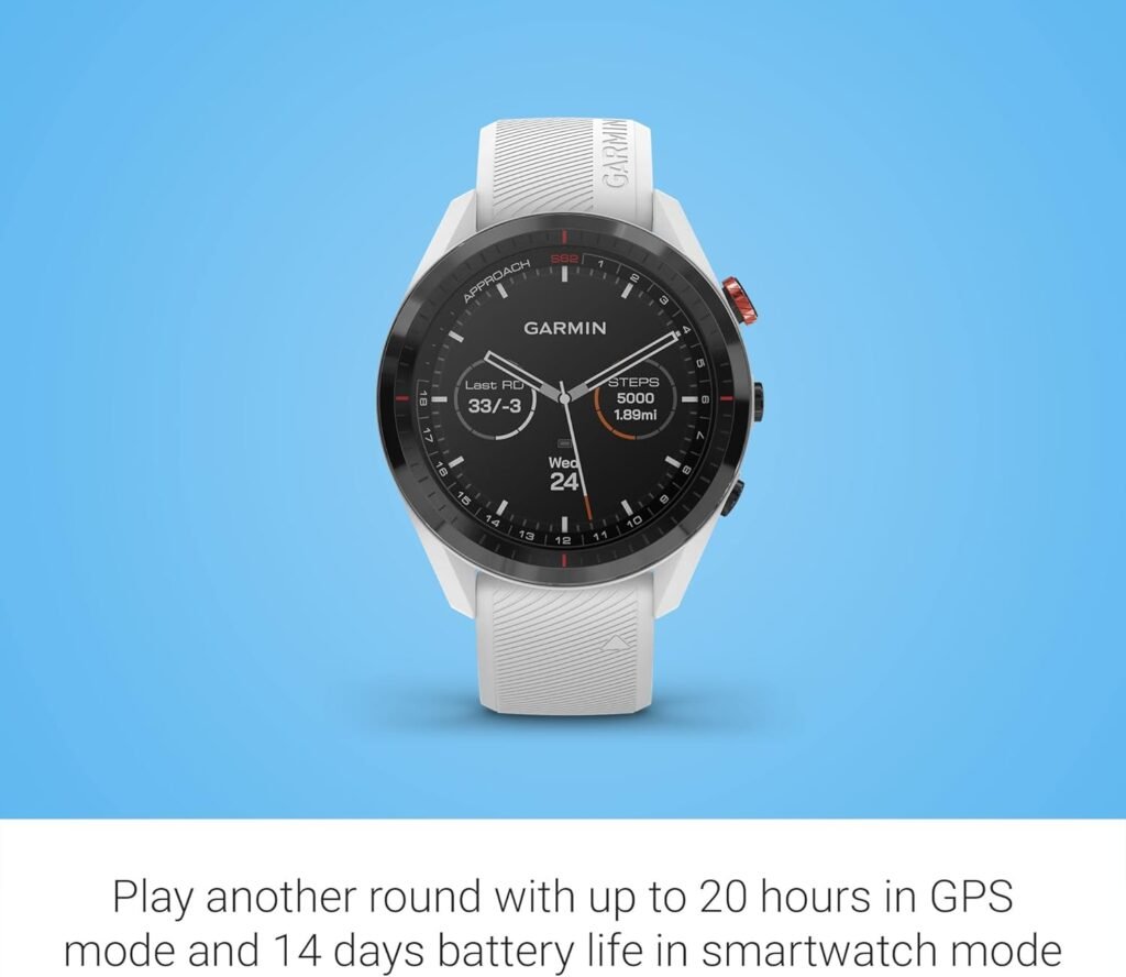 Garmin Approach S62, Premium Golf GPS Watch, Built-in Virtual Caddie Garmin Approach S62, Premium Golf GPS Watch, Built-in Virtual Caddie