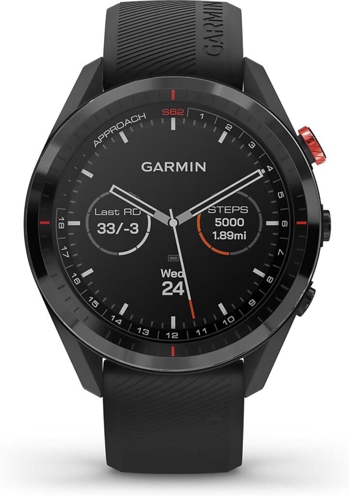 Garmin Approach S62, Premium Golf GPS Watch, Built-in Virtual Caddie Garmin Approach S62, Premium Golf GPS Watch, Built-in Virtual Caddie