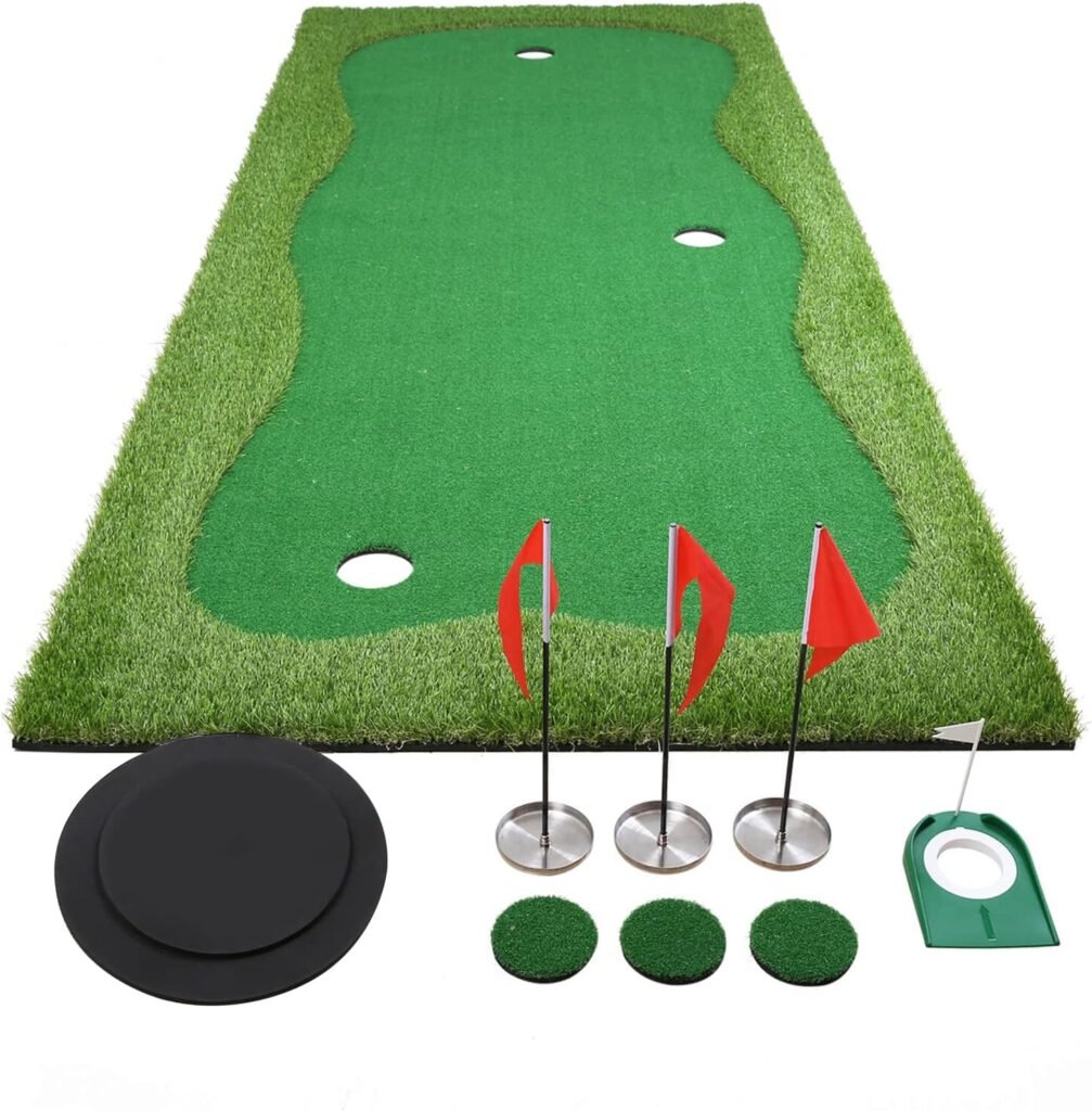 Golf Putting Green, Practice Putting Green Mat, Large Professional Golfing Training Mat for Indoor Outdoor… Golf Putting Green, Practice Putting Green Mat, Large Professional Golfing Training Mat for Indoor Outdoor…