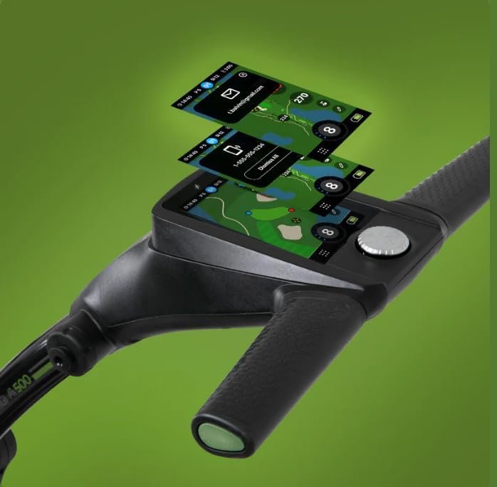 MGI Ai 500 GPS Electric Assisted Golf Push Cart | Zip Fold Caddy, 40,000 Courses Worldwide, Plays 36 Holes, Drink Holder, Bluetooth Smart Notifications | Signature Series Microfiber Cloth MGI Ai 500 GPS Electric Assisted Golf Push Cart | Zip Fold Caddy, 40,000 Courses Worldwide, Plays 36 Holes, Drink Holder, Bluetooth Smart Notifications | Signature Series Microfiber Cloth