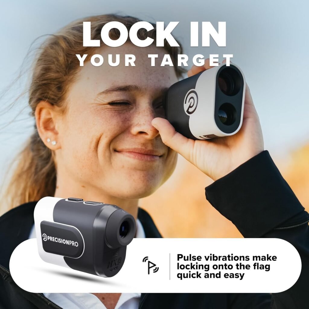 Precision Pro NX9 Golf Rangefinder with Slope Switch- Laser Golf Range Finder Golfing Accessory -Golf Cart Magnet, Slope, 6X, Flag Lock w Pulse, 900+ Yard Range Finder Golf Laser Rangefinder Precision Pro NX9 Golf Rangefinder with Slope Switch- Laser Golf Range Finder Golfing Accessory -Golf Cart Magnet, Slope, 6X, Flag Lock w Pulse, 900+ Yard Range Finder Golf Laser Rangefinder