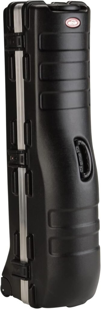 SKB Cases ATA Staff Pro XL Hard Plastic Storage Portable Golf Club Cart Bag Travel Case with Skate Style Wheels and TSA Locking Latch System, Black SKB Cases ATA Staff Pro XL Hard Plastic Storage Portable Golf Club Cart Bag Travel Case with Skate Style Wheels and TSA Locking Latch System, Black